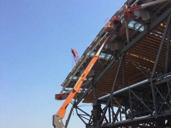 Joystick used in boom lifts