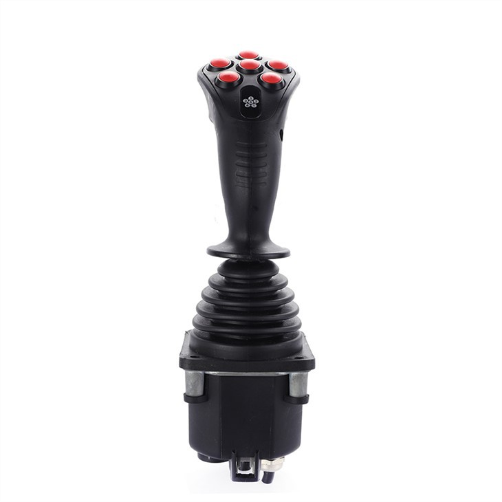 China Customized Hand Grip Hall Effect Joystick with Buttons